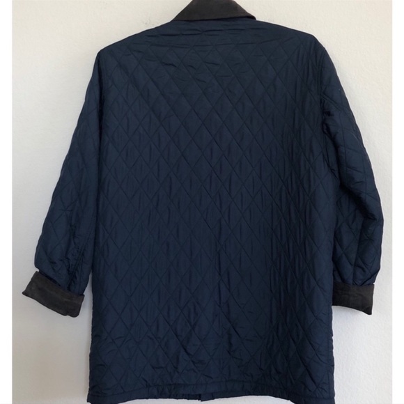 Brooks Brothers Men's Navy Quilted Coat Jacket - Picture 3 of 4